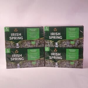 (24) Irish Spring Original Clean Soap Feel Clean 4 Six-Packs 24 Total Old Recipe